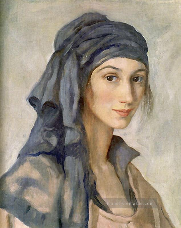zinaida serebriakova selbst porträt schöne Frau Dame Ölgemälde